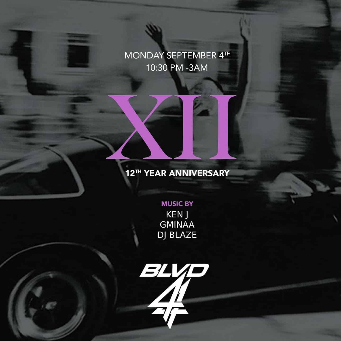 BLVD44 Anniversary, Montreal, nightclub